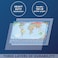 Equal Earth World Map Poster - map design shows continents at true relative size. (LAMINATED, 18&rdquo; x 29&rdquo;)
