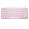 Logitech MX Keys Mini Minimalist Wireless Illuminated Keyboard, Compact, Bluetooth, Backlit, USB-C, Compatible with Apple macOS, iOS, Windows, Linux, Android, Metal Build - Rose
