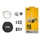 CTM CE110 Universal Secure Fit Professional in-Ear Studio and Live Performance Reference Monitor Featuring Full Frequency Single Dynamic Driver with W.I.S.E. Technology, Clear