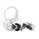CTM CE110 Universal Secure Fit Professional in-Ear Studio and Live Performance Reference Monitor Featuring Full Frequency Single Dynamic Driver with W.I.S.E. Technology, Clear