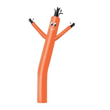 MOUNTO 8ft Inflatable Dancer for Replacement (Orange)