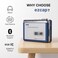 Ezcap Bluetooth Cassette Player, Walkman Tape Player with 3.5mm Jack Headphone and Speaker, Auto Reverse Function, USB Power/AA Battery Power