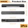 Juvielich 2PCS Luggage Replacement Handle Pulls,Plastic Pull Handle Grip,Flexible Black Handle Pull Straps Box Handles Luggage Case or Suitcase Replacement Handles for Bag,Luggage Parts 201x28x20mm