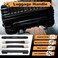 Juvielich 2PCS Luggage Replacement Handle Pulls,Plastic Pull Handle Grip,Flexible Black Handle Pull Straps Box Handles Luggage Case or Suitcase Replacement Handles for Bag,Luggage Parts 201x28x20mm
