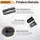 Juvielich 2PCS Luggage Replacement Handle Pulls,Plastic Pull Handle Grip,Flexible Black Handle Pull Straps Box Handles Luggage Case or Suitcase Replacement Handles for Bag,Luggage Parts 201x28x20mm