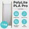 Polymaker PolyLite PLA Pro Filament 1.75mm 1KG White