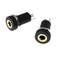 BLLNDX 3.5mm Stereo Panel Mount Jack 2PCS 3.5mm 1/8Inch Mini Female Stereo Panel Mount Solder Headphone Socket Connector