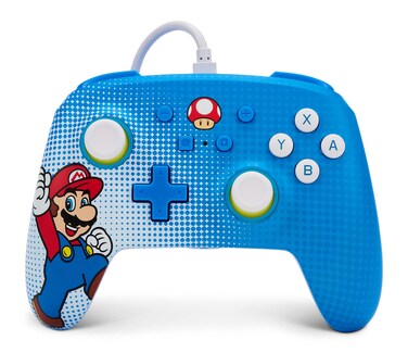 PowerA Enhanced wired controller for nintendo switch - mario pop art (nintendo switch)