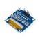Hosyond 5 Pcs 0.96 Inch OLED I2C Display Module 128x64 Pixel OLED Display Screen IIC Serial Mini Self-Luminous Display Screen Board Compatible with Arduino Raspberry PI (Blue and Yellow)