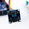 Hosyond 5 Pcs 0.96 Inch OLED I2C Display Module 128x64 Pixel OLED Display Screen IIC Serial Mini Self-Luminous Display Screen Board Compatible with Arduino Raspberry PI (Blue and Yellow)