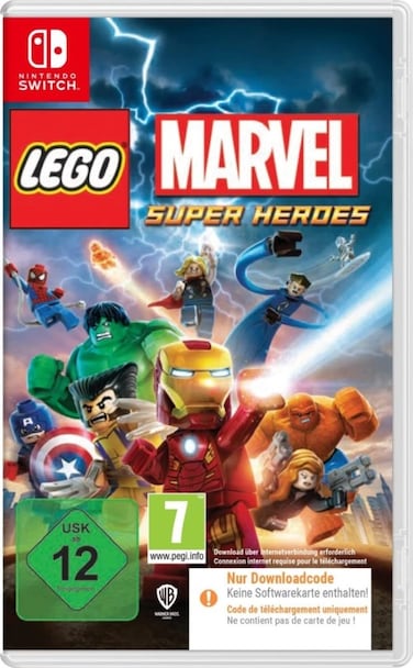 Warner Bros LEGO Marvel Super Heroes (Code in a Box) (Switch)
