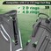 BIG TEETH Golf Bag Strap,Adjustable Padded Bag Strap Replacement,Golf Double Shoulder Bag Straps with 4Pcs Rotate Hooks