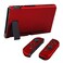 eXtremeRate PlayVital Back Cover for Nintendo Switch Console, NS Joycon Handheld Controller Separable Protector Hard Shell, Customized Dockable Protective Case for Nintendo Switch - Scarlet Red