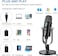 PROAR Microphone for Podcast, USB Microphone Kit for Phone, PC/Micro/Mac/Android,Professional Plug&Play Studio Microphone with Stand for Gaming, Online Chatting, Videos, Voice Overs, Streaming