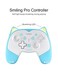 KINVOCA Wireless Controller for Nintendo Switch/Switch Lite, Cute Pro Controller with Turbo, Motion, Vibration, Wake-Up, Headphone Jack and Breathing Light - Blue