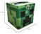 The Tin Box Company Minecraft Stack Store and Carry Tin. Stackable Tin Box with Handle,Green, Storage Box, 5.75" Height, Clasp and Hinge on Lid