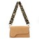 TANOSII Wide Adjustable Replacement Crossbody Strap Handbag Strap Green Leopard