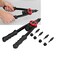 Hyuduo Manual Rivet Nut Riveter, BT-606 Nut Riveting Tools with Nut Adjustment System M3 M4 M5 M6 M8 Rivet Nuts