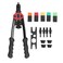 Hyuduo Manual Rivet Nut Riveter, BT-606 Nut Riveting Tools with Nut Adjustment System M3 M4 M5 M6 M8 Rivet Nuts