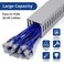 ZhiYo 2x2in Server Rack Cable Management Kit - 6.6FT PVC Cable Duct Raceway, Open Slot Wire Raceway for Desk or Under Computer, Grey