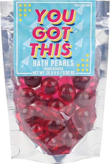 GR Gift Republic Gift Republic Bath Pearls You Got This 20-Pack Peach Scent, Multicoloured