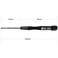 Uacen Set of 3 Phillips PH0 PH00 PH000 Precision Screwdrivers Model Making Precision Mechanics with Twist Cap