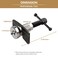 YanTone Disc Brake Caliper Piston Rewind Tool, Brake Piston Wind Back Tool, Car Rear Brake Pad Wind Back Right Handle Tool Set