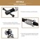 YanTone Disc Brake Caliper Piston Rewind Tool, Brake Piston Wind Back Tool, Car Rear Brake Pad Wind Back Right Handle Tool Set