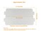 savone Universal Microwave Oven Sheet Plates (4.2 x 2.5in,3 Pieces)