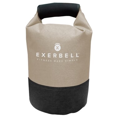 Exerbell Workout Weights – Foldable and Adjustable Kettlebell – sandbag Kettlebell