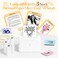 Phomemo M04S Bluetooth Portable Printer-Thermal Label Printer Mini Printer, Support 2/3/4 inch Printing Width, 300dpi, Great for Document, Notes, Sticker, Label