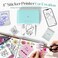 Phomemo M04S Portable Thermal Printer Sticky Note Printer, Bluetooth Label Printer, Support 2/3/4 inch Printing Width, 300 dpi,Compatible with iOS + Android, Suitable for Labels, Notes, documents
