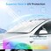 KUST Windshield Sun Shade for Freightliner Sprinter &amp; Mercedes Benz Sprinter 2007-2023 Window Sunshade Sun Visor Protector Foldable Blocks UV Rays Keep Your Car Cooler
