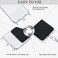 Marspark 8 Pcs Phone Lanyard Patch Universal Phone Tether Plastic Phone Tether Tab with Metal Ring Compatible Cellphone Pad