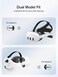 SINWEVR Adjustable Head Strap Compatible with Oculus Quest 2 VR Headset, Elite Strap Replacement for Enhanced Support and Comfort in VR, Durable and Lightweight(Black)
