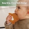 Haakaa Natural Rubber Smiling Owl Teether, Orange