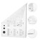 Uonlytech Acrylic Nail Training Mat Silicone Trainer Sheet for Application Practice As Shown