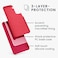 kwmobile Case for Samsung Galaxy S21 Case - Soft Cover - Shockproof Silicone - Wireless Charging Sweet Cherry