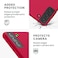 kwmobile Case for Samsung Galaxy S21 Case - Soft Cover - Shockproof Silicone - Wireless Charging Sweet Cherry
