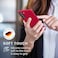 kwmobile Case for Samsung Galaxy S21 Case - Soft Cover - Shockproof Silicone - Wireless Charging Sweet Cherry