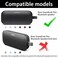 co2CREA Soft Silicone Case Replacement for Bose SoundLink Flex Bluetooth Portable Speaker (Silicone Case, Black Case)