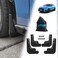 BestEvMod AOSK for Mustang Mach E Mud Flaps Splash Guards Exterior Accessories, Mach-E mud Flaps Splash Guards(Set of Four) No Need tp Drill Holes