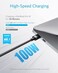 Anker USB C to USB C Cable, 100W Fast Charging Cable (2-Pack, 1.8m, Black)