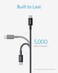Anker USB C to USB C Cable, 100W Fast Charging Cable (2-Pack, 1.8m, Black)