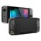 eXtremeRate Transparent Clear Black Joycon Handheld Controller Housing with Full Set Buttons, DIY Replacement Shell Case for Nintendo Switch & Switch OLED Model Joy-Con – Console Shell NOT Included