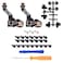 eXtremeRate Clicky Hair Trigger Kit for PS5 Controller BDM-010 & BDM-020 Shoulder Buttons, Custom Flashshot Trigger Stop Flex Cable for PS5 Controller