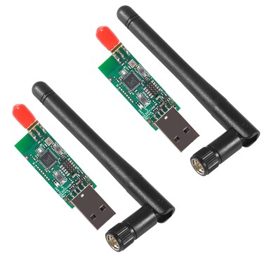 AITIAO 2Pcs Zigbee CC2531 Sniffer USB Dongle Bluetooth 4.0 Wireless Zigbee Analyzer Module with External Antenna