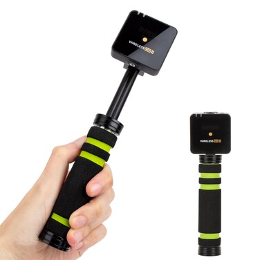 SUNMON Wireless Microphone Handle, Adapter Compatible with RODE Wireless Go and Go 2, Suitable for Interviews, Hosting, Live Streaming