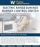 Whirlpool WP3149404 OEM Electric Range Surface Burner Control Switch