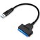 MIAOERJING SATA to USB 3.0 Cable, USB to SATA III Hard Drive Adapter for 2.5 Inch SSD & HDD Data Transfer, Support UASP (USB-A to 2.5 SSD HDD)